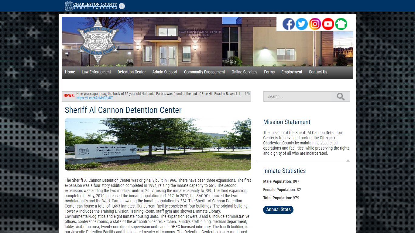 Sheriff Al Cannon Detention Center | Charleston County, SC